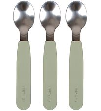 Filibabba Silicone Spoons - 3-Pack - Green Filibabba Silicone Spoons - 3-Pack - Green