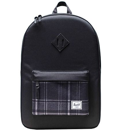 Herschel Ryggsäck - Arv - Black/Gråskala Pläd
