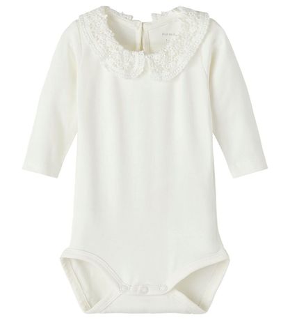 Name It Bodysuit æ/s - Noos - NbfTylla - White Alyssum