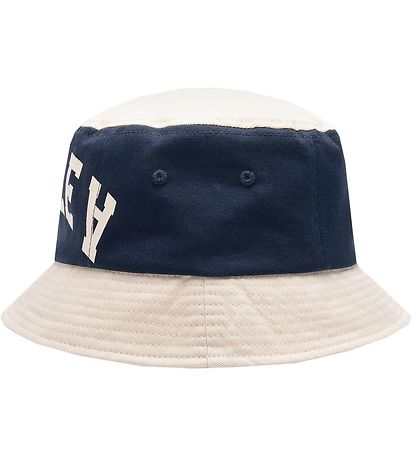 Wood Wood Bucket Hat - Val Arch Bucket Hat - Beige/Navy Wood Wood Bucket Hat - Val Arch Bucket Hat - Beige/Navy