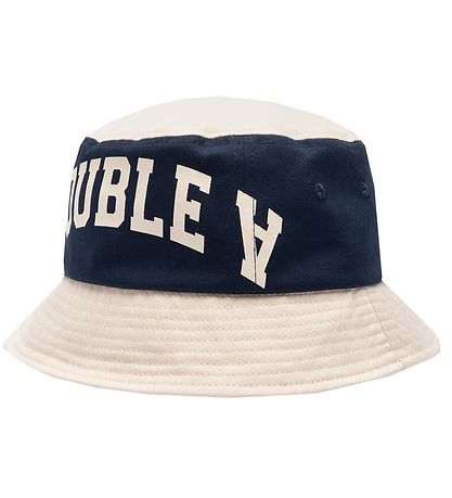 Wood Wood Bucket Hat - Val Arch Bucket Hat - Beige/Navy Wood Wood Bucket Hat - Val Arch Bucket Hat - Beige/Navy
