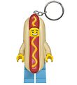 LEGO® Nyckelring m. Ficklampa - LEGO® Hot Dog Man LEGO® Nyckelring m. Ficklampa - LEGO® Hot Dog Man