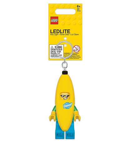 LEGO® Sleutelhanger m. Zaklamp - LEGO® Banana Kerel LEGO® Sleutelhanger m. Zaklamp - LEGO® Banana Kerel