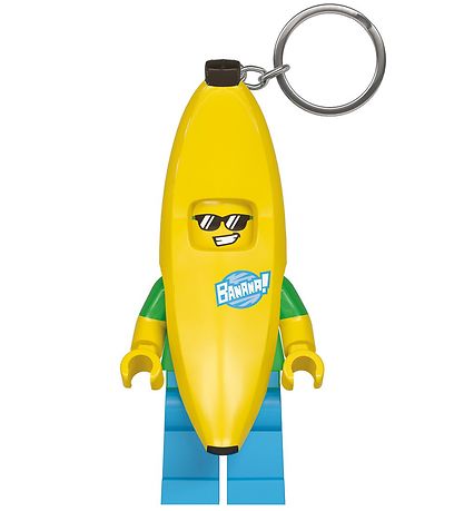 LEGO® Sleutelhanger m. Zaklamp - LEGO® Banana Kerel LEGO® Sleutelhanger m. Zaklamp - LEGO® Banana Kerel