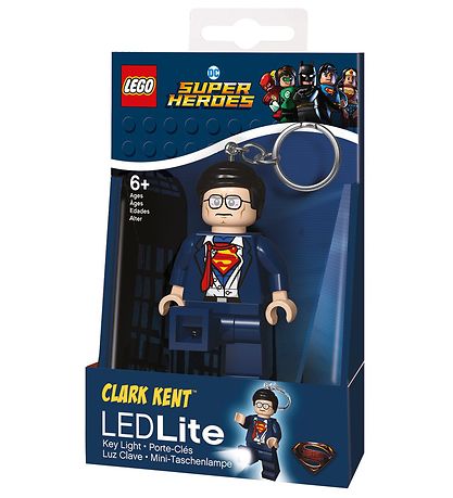 LEGO® DC Keychain w. Flashlight - LEGO® Clark Kent