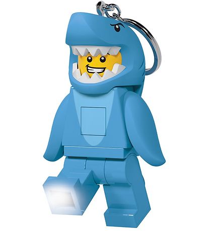 LEGO® Sleutelhanger m. Zaklamp - LEGO® Shark Kostuumman LEGO® Sleutelhanger m. Zaklamp - LEGO® Shark Kostuumman