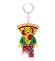 LEGO® Nyckelring m. Ficklampa - LEGO® Pizza Kille LEGO® Nyckelring m. Ficklampa - LEGO® Pizza Kille