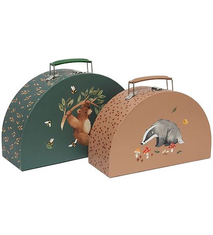 Valise Pack de 2 Petit Monkey - Un jour In The Woods Valise Pack de 2 Petit Monkey - Un jour In The Woods