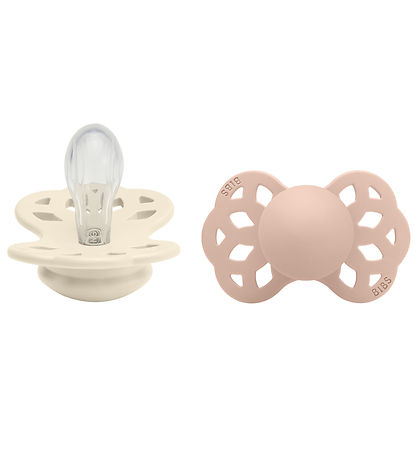 Infinity Tétine BIBS - 2 Pack - Taille 1 - Symétrique - Ivory/Bl Infinity Tétine BIBS - 2 Pack - Taille 1 - Symétrique - Ivory/Bl