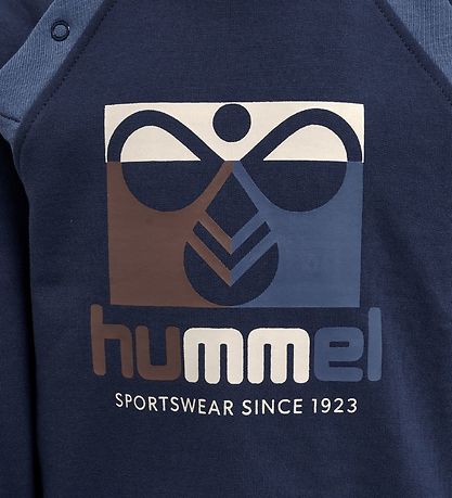 Hummel Sweatshirt - hmlLassen - Sargasso Sea w. Logo