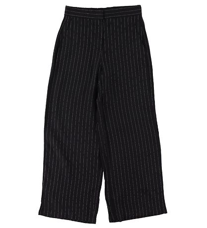 LMTD Trousers - NlfRin - Black/Pinstripes