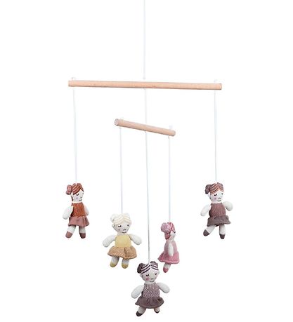 Smallstuff Hanging clock - Doll - Multi Smallstuff Hanging clock - Doll - Multi