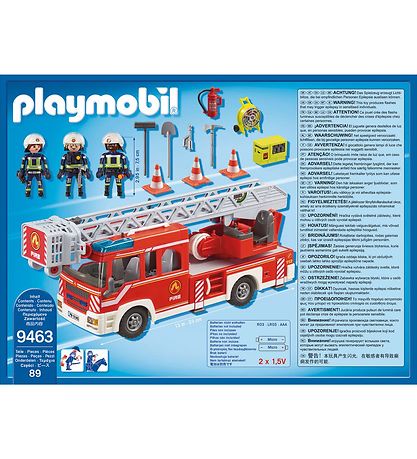 Playmobil City Action - Ladder unit - 9463 - 89 Parts
