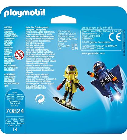 Playmobil DuoPack - Stunt show I The air - 70824 - 14 Parts Playmobil DuoPack - Stunt show I The air - 70824 - 14 Parts