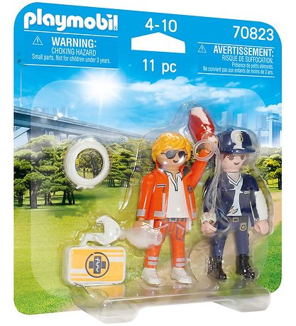 Playmobil DuoPack - Emergency Doctor And Police Officer - 70823 