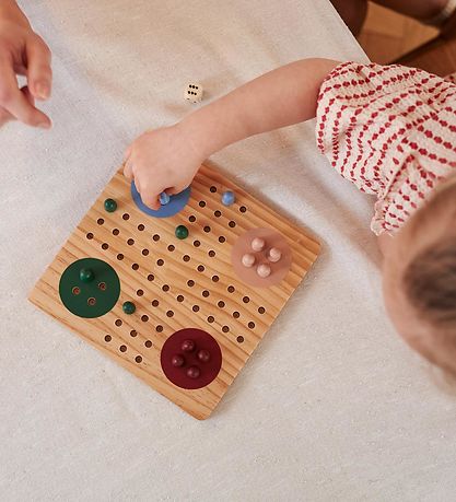 Kids Concept Board Game - Ludo - Carl Larsson - Wood