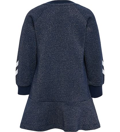 Hummel Kleid - hmlSally - Sargasso Sea m. Silber Glitzer