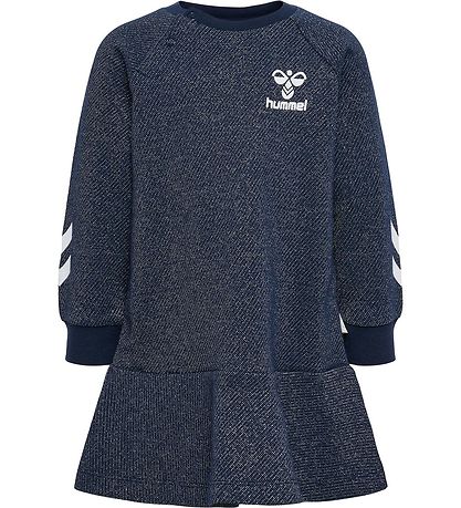 Hummel Kleid - hmlSally - Sargasso Sea m. Silber Glitzer