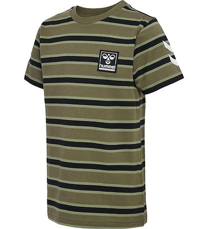 Hummel T-Shirt - hmlOhio - Kalamata m. Strepe