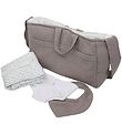 Asi Docktillbehör - Skötväska - Varmt Grey Anka Vintage Tryck