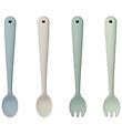 Liewood Cutlery - 4-Pack - Silicone - Shea - Dusty Mint Liewood Cutlery - 4-Pack - Silicone - Shea - Dusty Mint