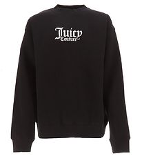 Juicy Couture Sweatshirt - Black w. Logo Juicy Couture Sweatshirt - Black w. Logo