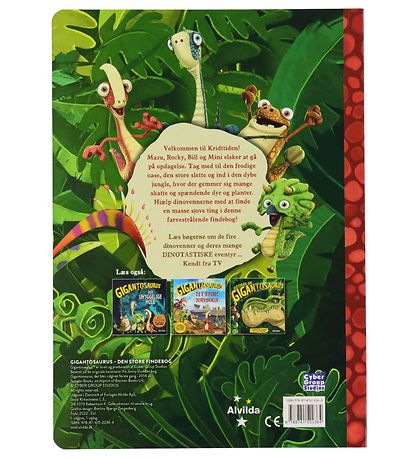 Alvilda Book - Gigantosaurus - The Large Find Book - Danish