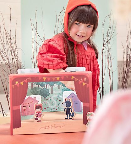 Lilliputiens Aktivitätsspielzeug - Magnetisches Theater - Rotkäp Lilliputiens Aktivitätsspielzeug - Magnetisches Theater - Rotkäp