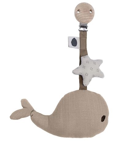 Pine Cone Pram Clip Toy - Waldo - Mushroom Pine Cone Pram Clip Toy - Waldo - Mushroom