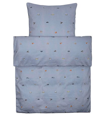 Smallstuff Bedding - Junior - Engine - Blue