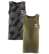 Hummel Undershirt - 2-Pack - hmlNolan - Green Olive