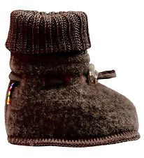 Joha Krabbelschuhe - Wolle - 2-lagig - Braun Joha Krabbelschuhe - Wolle - 2-lagig - Braun