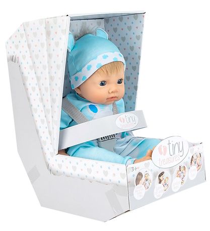 Tiny Treasures Puppe m. Blondes Haar - Hippo-Outfit Tiny Treasures Puppe m. Blondes Haar - Hippo-Outfit