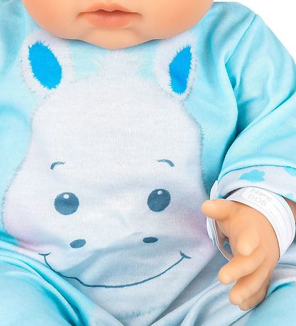Tiny Treasures Puppe m. Blondes Haar - Hippo-Outfit Tiny Treasures Puppe m. Blondes Haar - Hippo-Outfit
