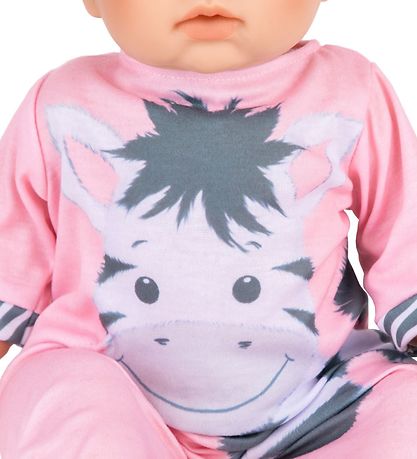 Poupée av. Cheveux blonds Tiny Treasures - Tenue zèbre Poupée av. Cheveux blonds Tiny Treasures - Tenue zèbre