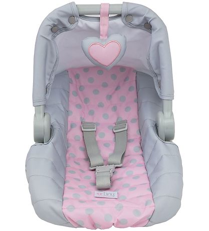 Accessoires de Poupée Tiny Treasures - Siège de Voiture - Gris/R Accessoires de Poupée Tiny Treasures - Siège de Voiture - Gris/R