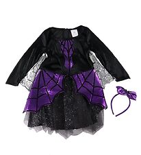 Den Goda Fen Costume - Headband and Dress w. Spiders - Little Den Goda Fen Costume - Headband and Dress w. Spiders - Little