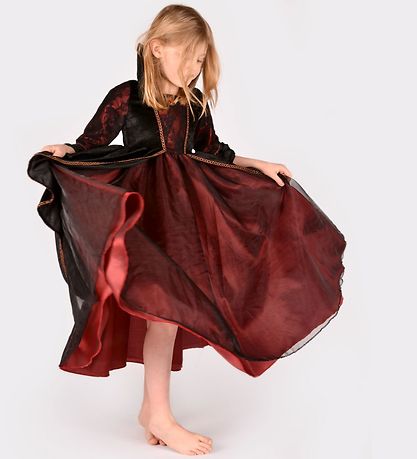 Den Goda Fen Costume - Vampire dress - Red/Black