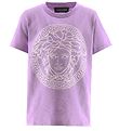 T-Shirt Versace - Violet/Blanc av. Imprimé T-Shirt Versace - Violet/Blanc av. Imprimé