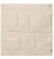 ferm Living Wall pockets - Canvas - Off-White ferm Living Wall pockets - Canvas - Off-White