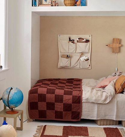 ferm Living Wall pockets - Canvas - Off-White