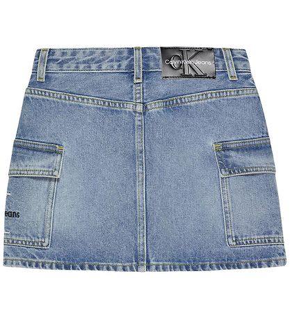 Calvin Klein Skirt - Pockets Denim - Chalky Blue