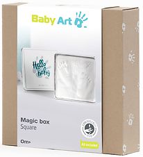 Baby Art Hand- en voetafdrukken Set - Magische doosvierkant Baby Art Hand- en voetafdrukken Set - Magische doosvierkant