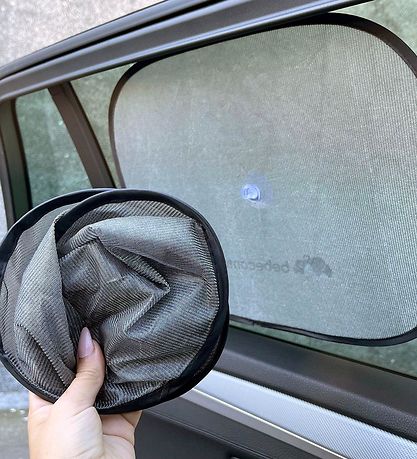 Bebeconfort Pram Sun Shade to Car - 2-Pack - Twist'N'Fix - Black