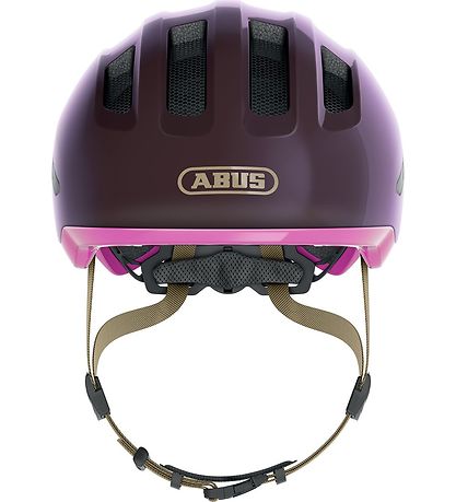Abus Bicycle Helmet - Smiley 3.0 Ace LED - Royal Purple