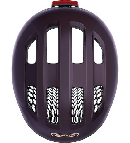 Abus Bicycle Helmet - Smiley 3.0 Ace LED - Royal Purple