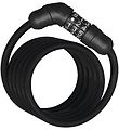 Abus 스파이럴락 스타 4508C - 150cm - 블랙 Abus 스파이럴락 스타 4508C - 150cm - 블랙