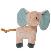 Nattou Rattle - Axel Elephant - 20 cm - Green/Beige Nattou Rattle - Axel Elephant - 20 cm - Green/Beige