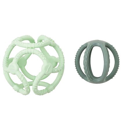 Nattou Activity balls - 2 pcs - Mint