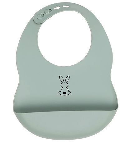 Nattou Bib - Silicone - Green Nattou Bib - Silicone - Green